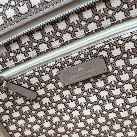 EUC Kate Spade Link Tote - Beige - Picture 3 of 14